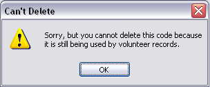 Codes - Volunteer Software